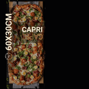 CARATULA PIZZAS URU 60X30 CAPRI