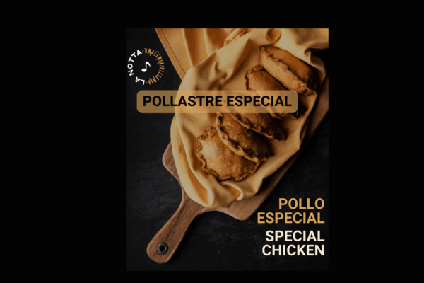 CARATULA EMPANADAS POLLO ESPECIAL CARATULA EMPANADAS POLLO ESPECIAL